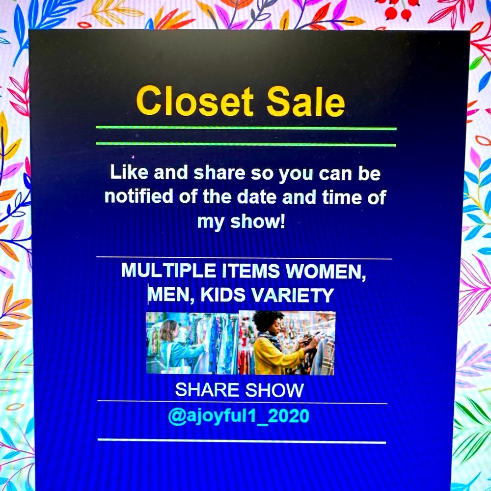 Live show listing quick list item